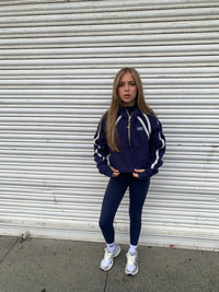 Lulu tennis hoodie stripe