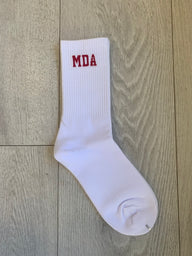 Socks white/Red MDA