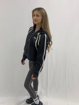 Lulu tennis hoodie stripe