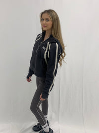 Lulu tennis hoodie stripe
