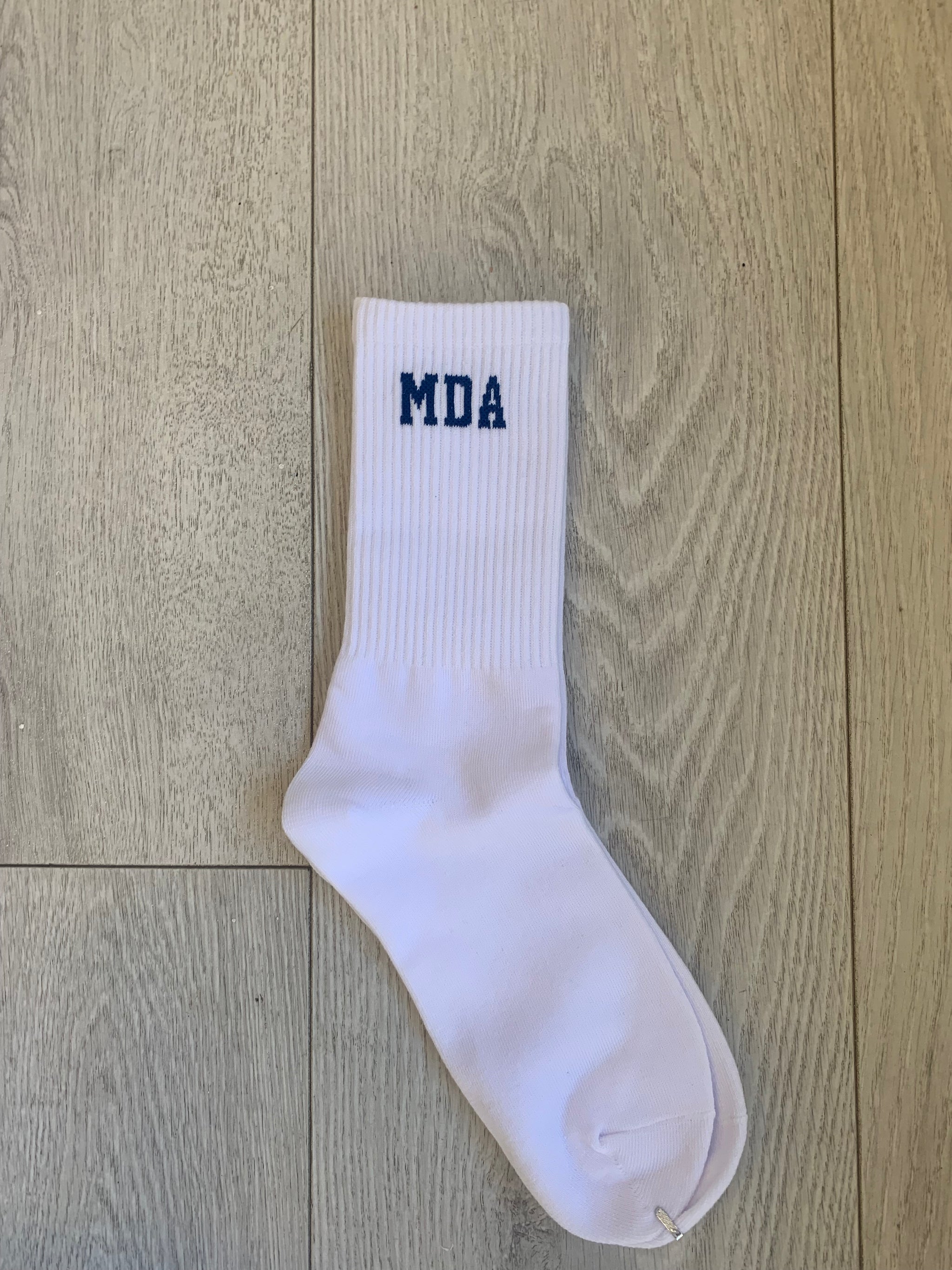 Socks white/Navy MDA