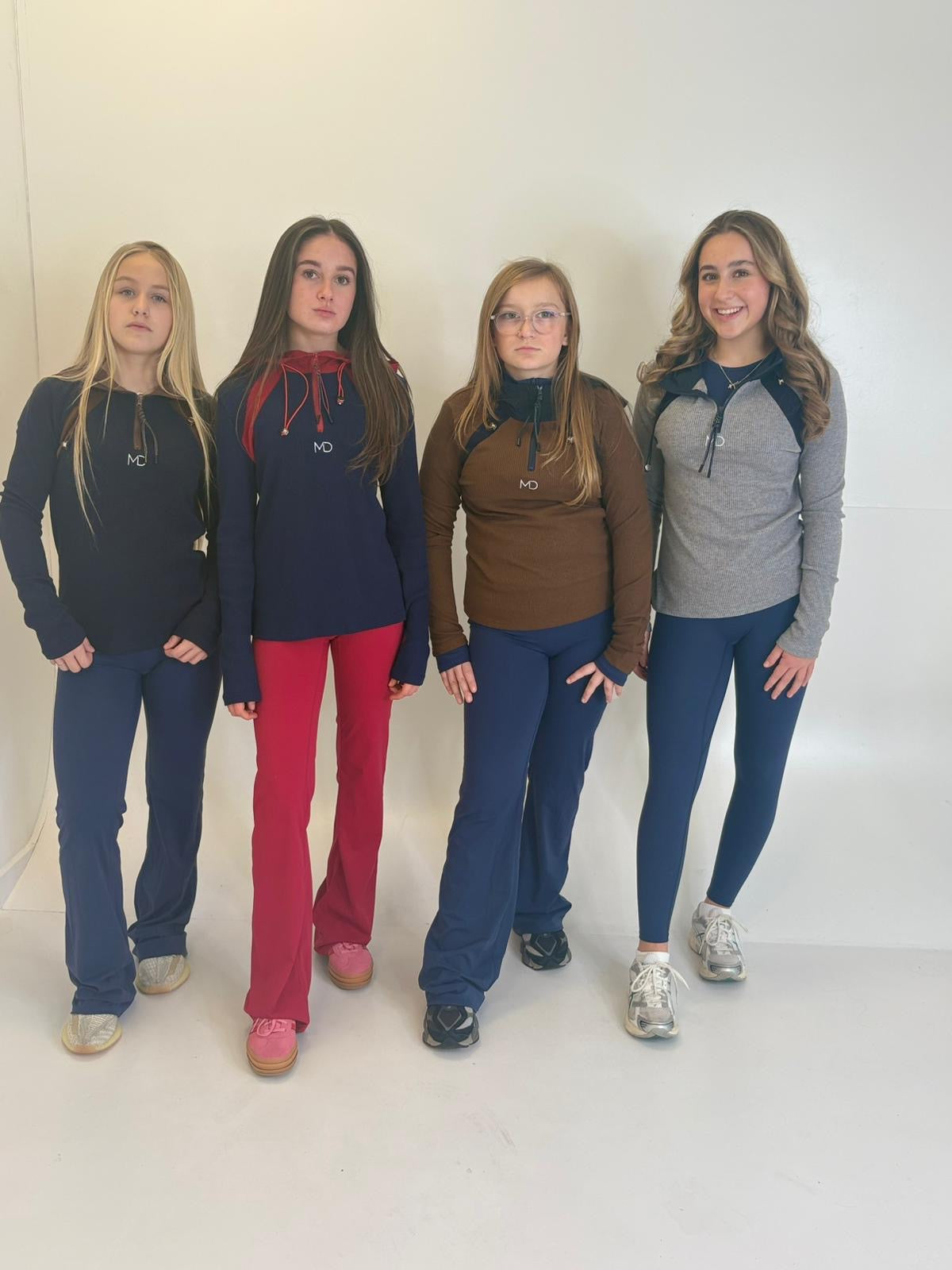 Ribbed windbreaker hoodie