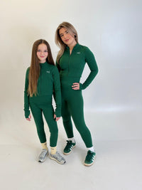 Elite runch biker top jacket & leggings set