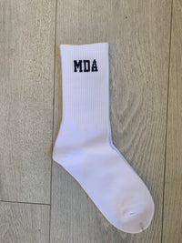 socks white/black MDA