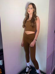 Yoga set light brown