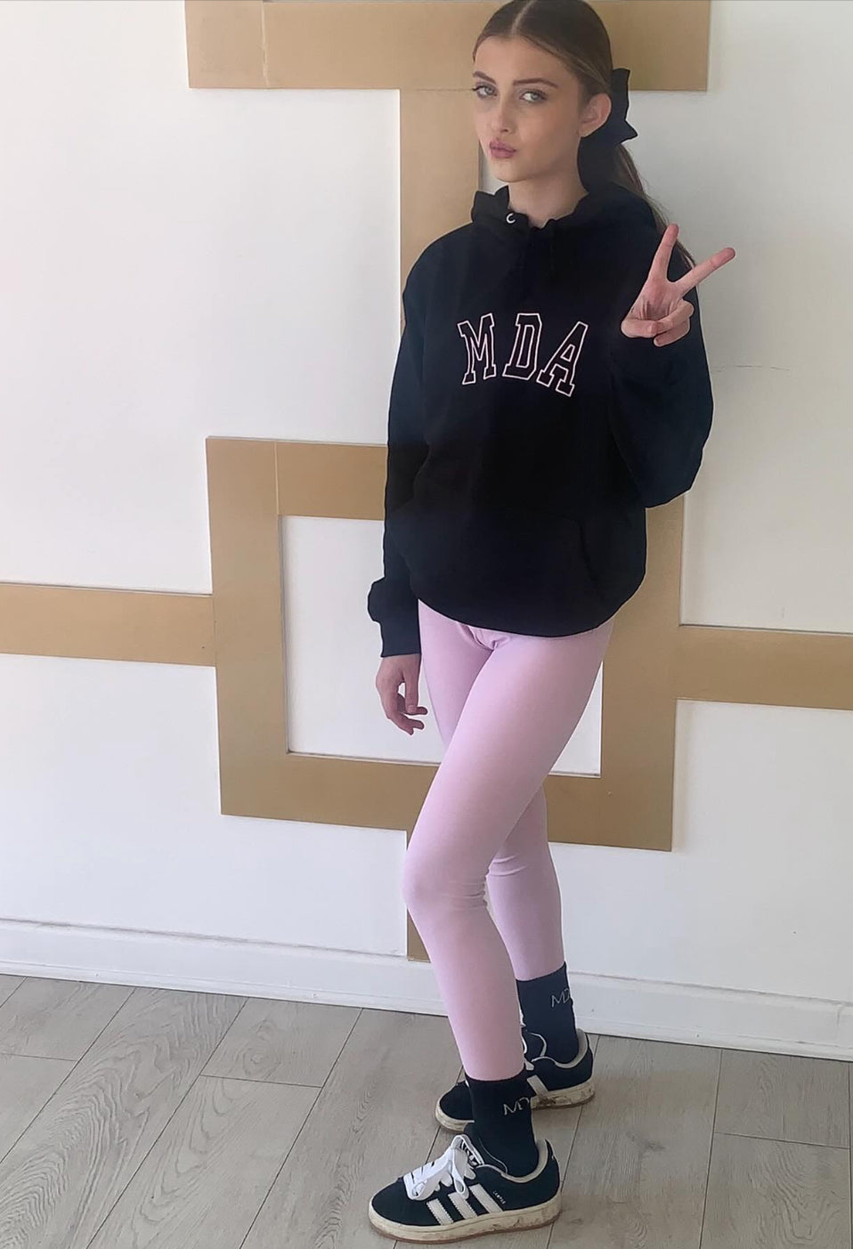 Black & pink panther MDA Hoodie