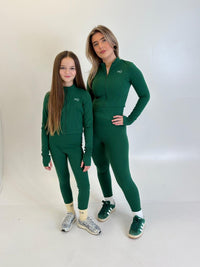 Elite runch biker top jacket & leggings set