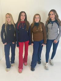 Ribbed windbreaker hoodie